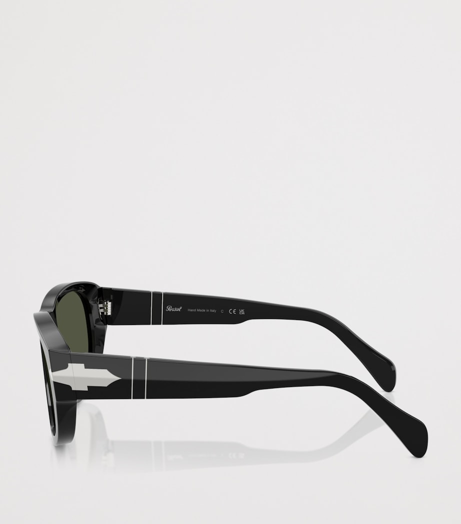 Persol acetate irregular sunglasses, imported from the UK