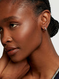Ted Baker Helias Multi Hoop Crystal Earrings Gold Tone