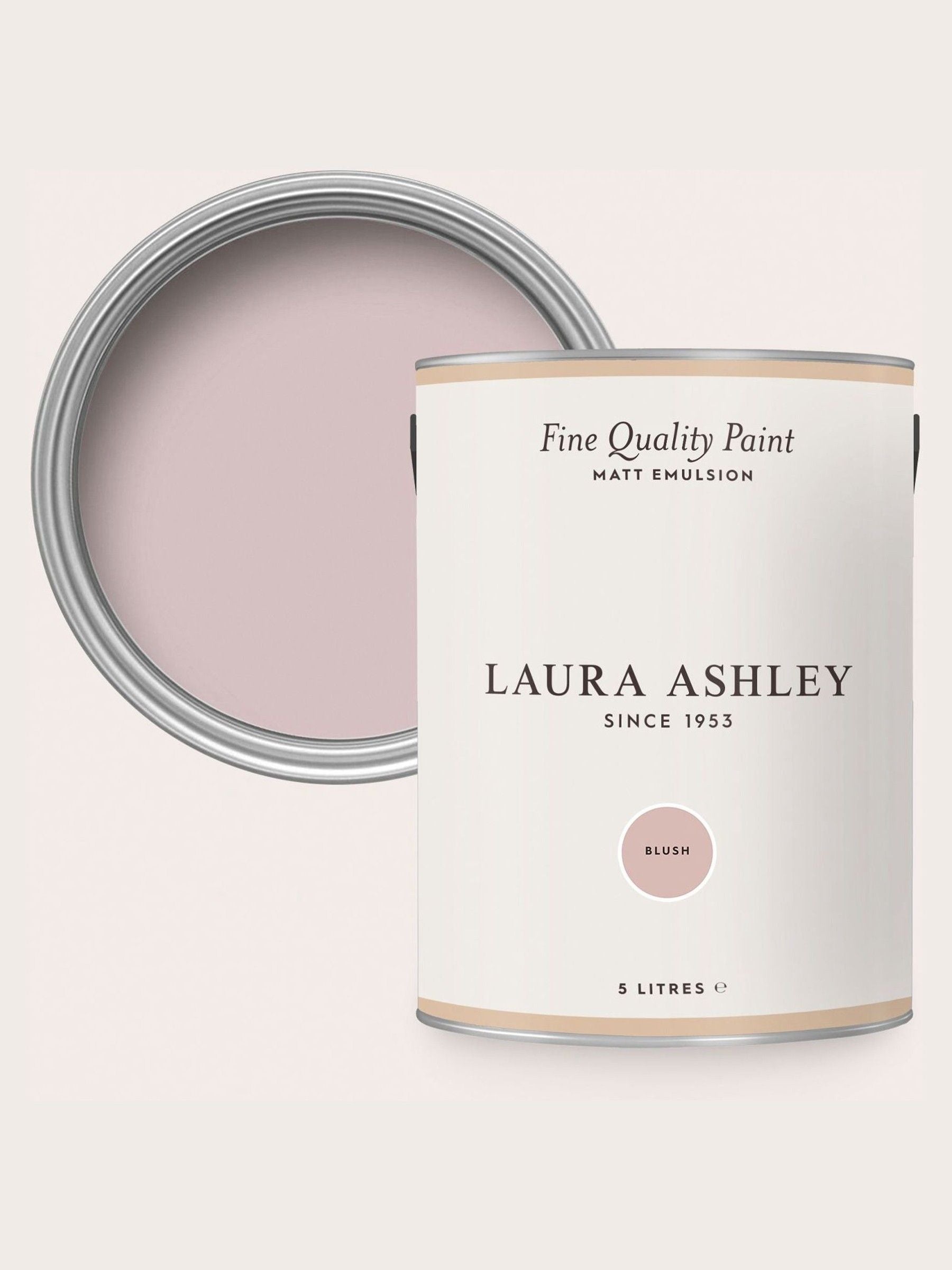 Laura Ashley Dove Grey White Matt Emulsion Paint 2.5L