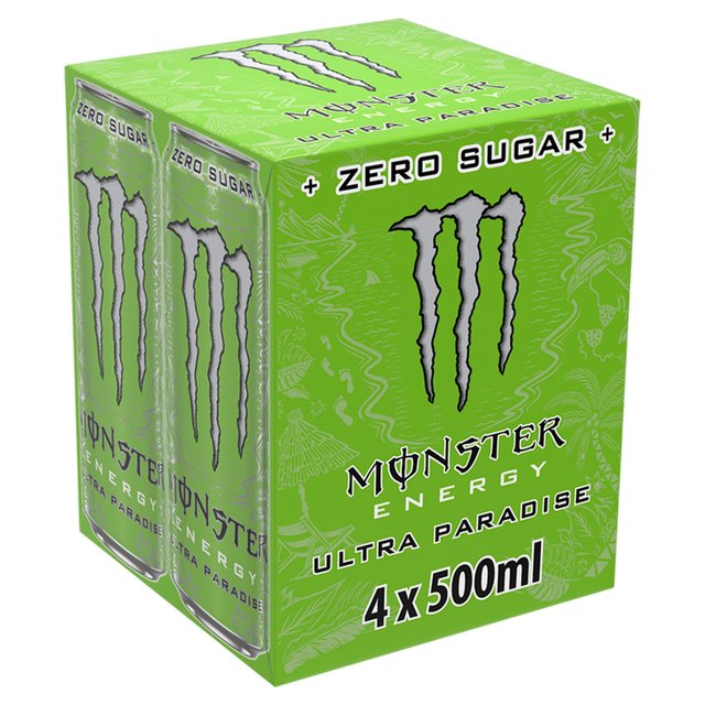 Monster Ultra Paradise Energy Drink   4 x 500ml GOODS M&S   