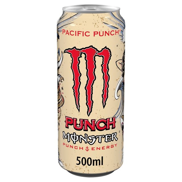 Monster Energy Drink Pacific Punch   4 x 500ml