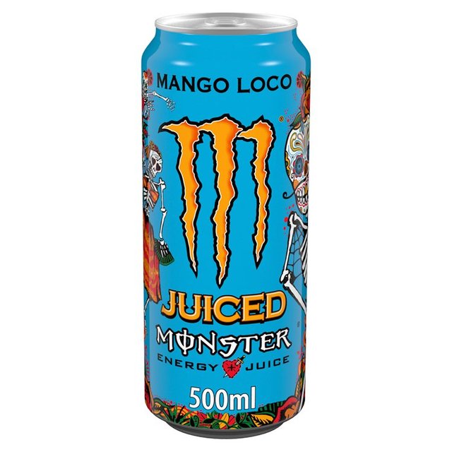 Monster Energy Drink Mango Loco   4 x 500ml GOODS M&S   