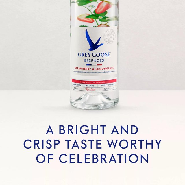 Grey Goose Essences Strawberry and Lemongrass Vodka Based Spirit Drink   700ml GOODS M&S   