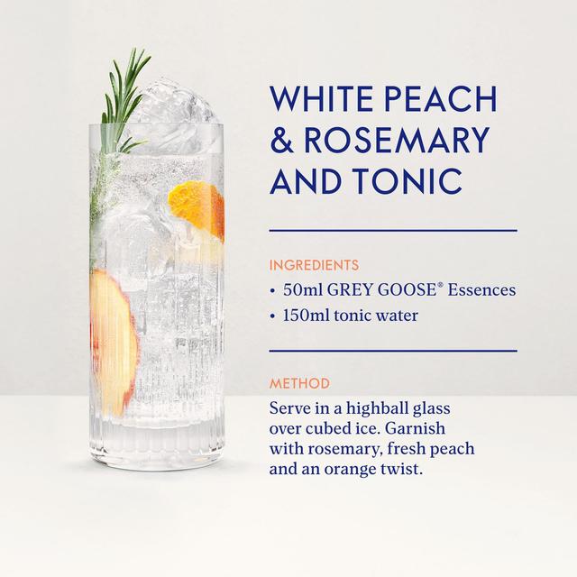 Grey Goose Essences White Peach and Rosemary Vodka Based Spirit Drink   700ml GOODS M&S   