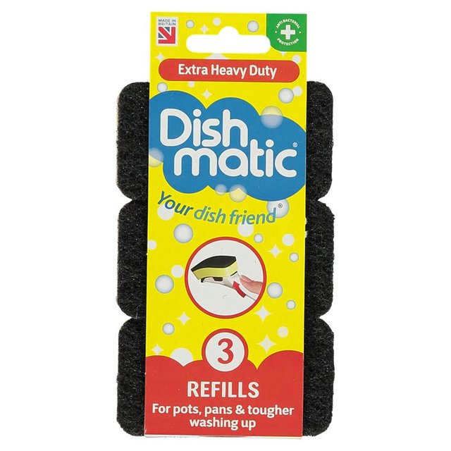 Dishmatic Extra Heavy Duty Refills   3 per pack GOODS M&S   