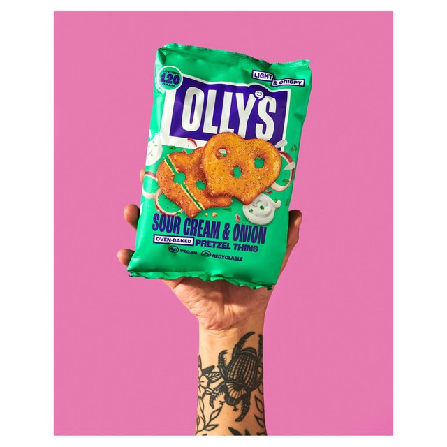 Olly's Pretzel Thins - Sour Cream & Onion   140g GOODS M&S   