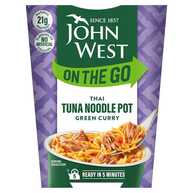 John West On The Go Thai Green Curry Tuna Noodle Pot   120g GOODS M&S   