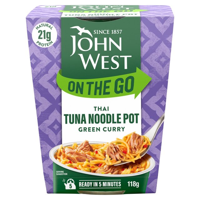 John West On The Go Thai Green Curry Tuna Noodle Pot   120g GOODS M&S   