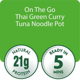 John West On The Go Thai Green Curry Tuna Noodle Pot   120g