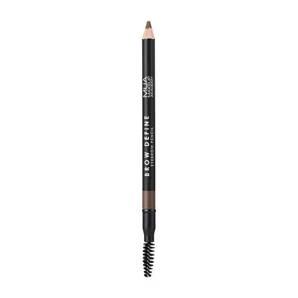 MUA brand eyebrow pencil mid brown shade, imported from the UK