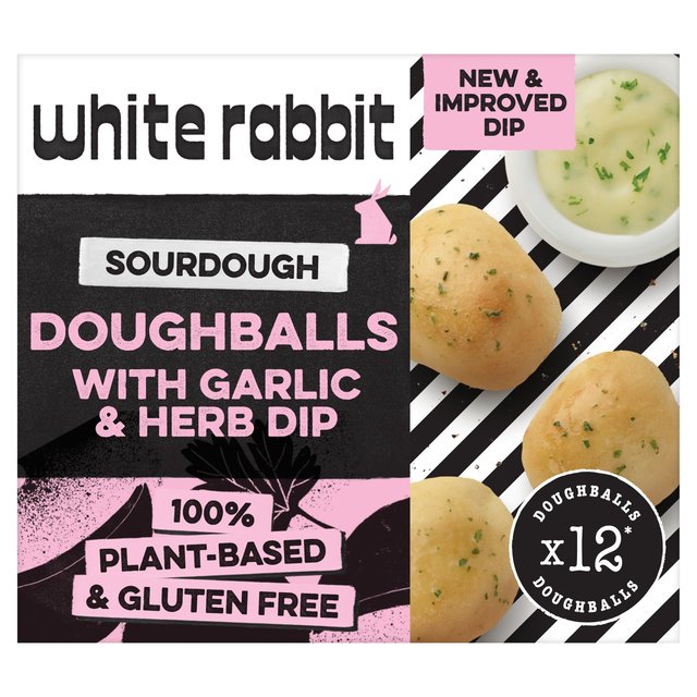 White Rabbit Doughballs 12pk with Garlic Herb Butter   220g