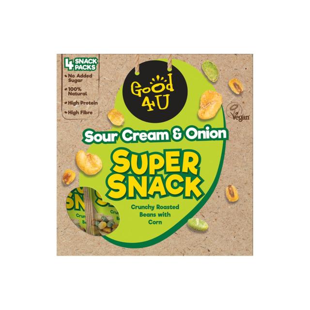 Good4U Super Snack Sour Cream & Onion MULTIPACK   4 x 30g GOODS M&S   