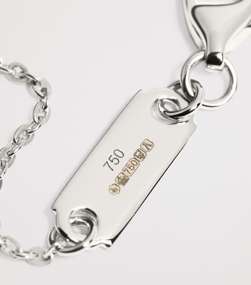 Harrods white gold diamond pendant necklace 0.50ct (British brand)