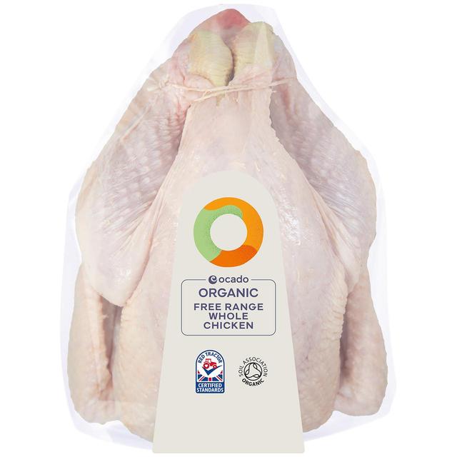 Ocado Organic Free Range Whole Chicken   Typically: 1.8kg