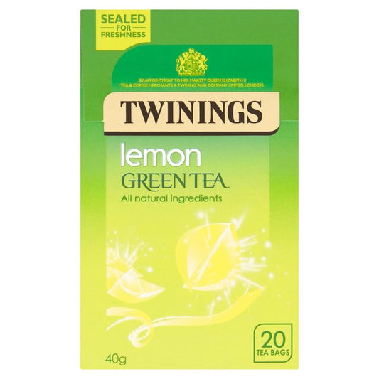 Twinings Lemon Green Tea   20 per pack