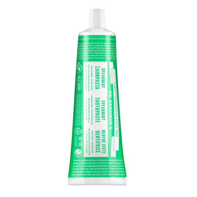 Dr Bronner All-One Spearmint Toothpaste   105ml GOODS M&S   