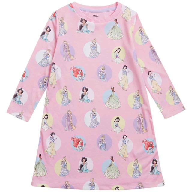 M&S TG Princess Nightdress '2-3 Y Light Pink GOODS M&S   