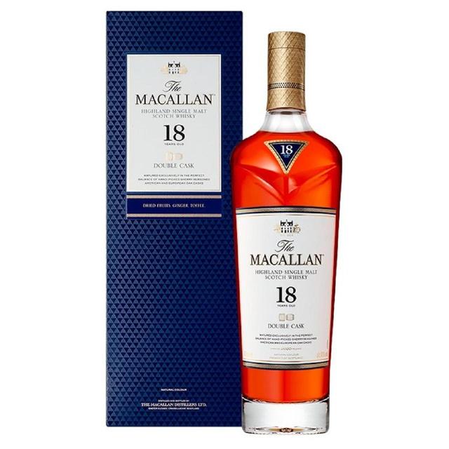 The Macallan 18 Year Old Double Cask Single Malt Whisky   70cl GOODS M&S   