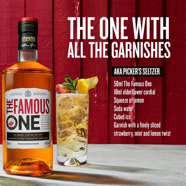 The Famous One Blended Scotch Whisky   70cl GOODS M&S   