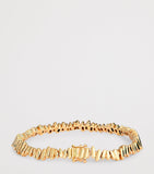 Suzanne Kalan rose gold golden tennis bracelet, imported from the UK