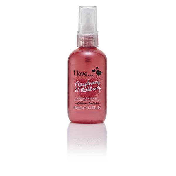 I Love Raspberry Blackberry Body Spritzer 100ml - British product