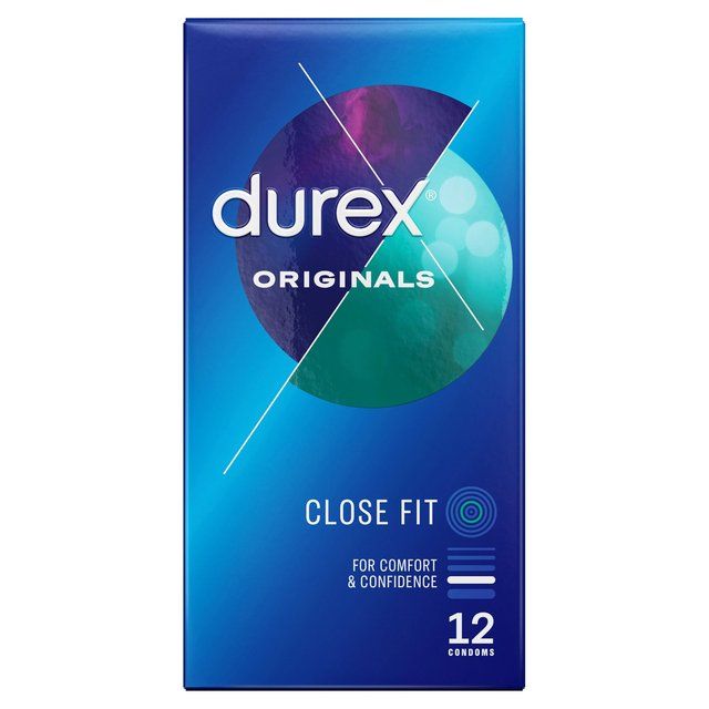 Durex Originals Condoms With Silicone Lube Close Fit   12 per pack GOODS M&S   