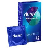 Durex Originals Condoms With Silicone Lube Close Fit   12 per pack GOODS M&S   