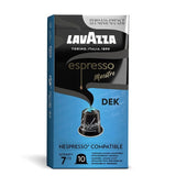 Lavazza Decaf Aluminium Nespresso Compatible Capsules   10 per pack GOODS M&S   