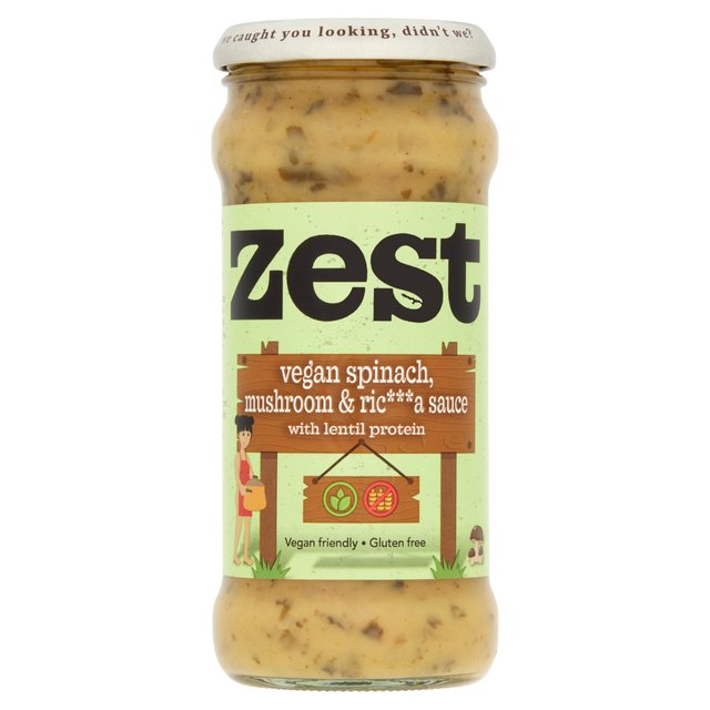 Zest Vegan Spinach Mushroom & Ricotta Sauce   340g GOODS M&S   