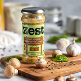 Zest Vegan Spinach Mushroom & Ricotta Sauce   340g GOODS M&S   