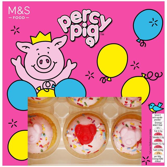 M&S Percys Party Cupcakes   299g GOODS M&S   