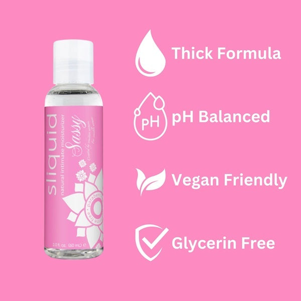 Sliquid Naturals Sassy anal lubricant 59ml, imported from the UK