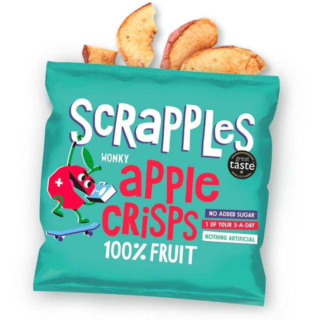 Scrapples Kids Apple Crisps Multi-Box   5 x 12g