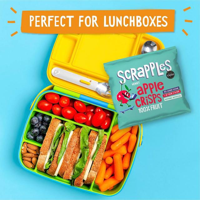 Scrapples Kids Apple Crisps Multi-Box   5 x 12g GOODS M&S   