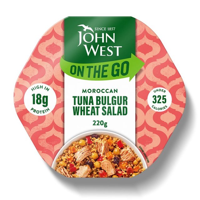 John West On The Go Moroccan Tuna Bulgur Wheat Salad   220g