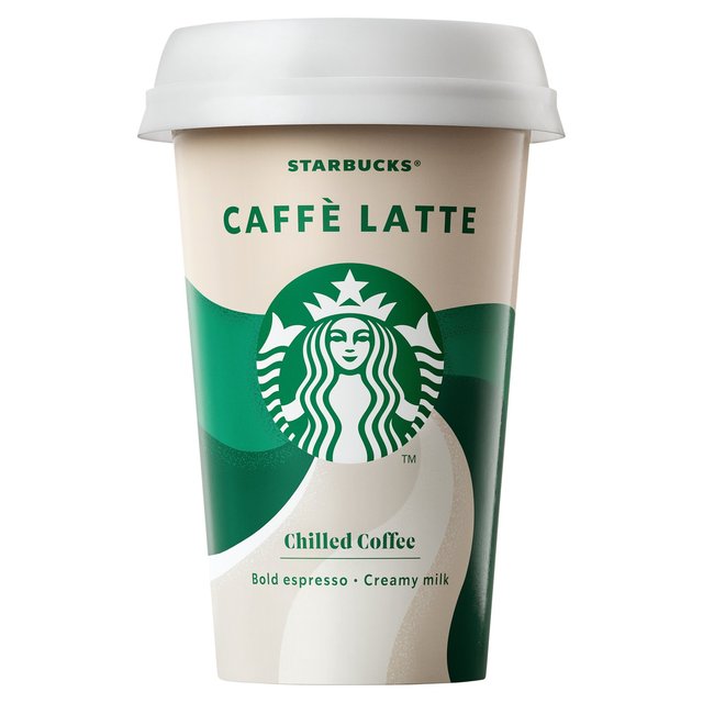 Starbucks Caffe Latte Ice Coffee   220ml GOODS M&S   