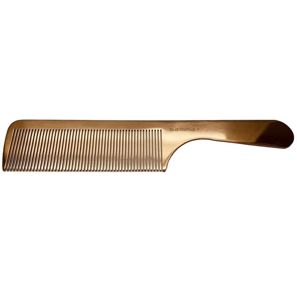 Gamma+ rake comb rose gold metal (British brand)