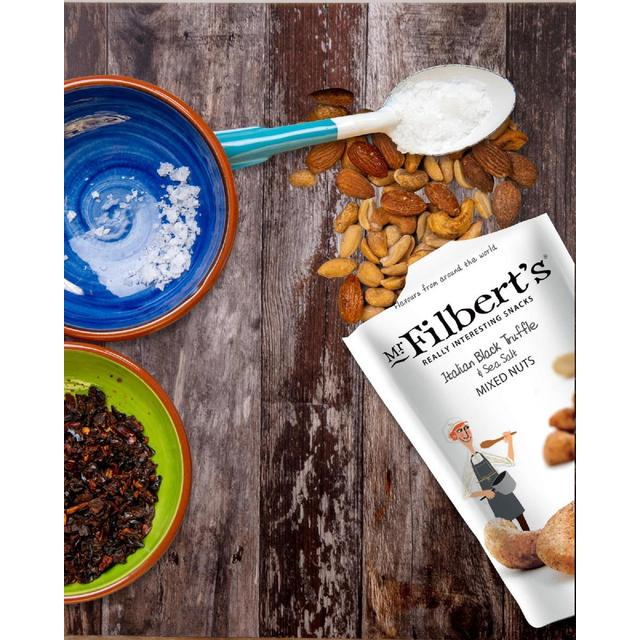 Mr Filbert's Italian Black Truffle & Sea Salt Mixed Nuts   100g GOODS M&S   