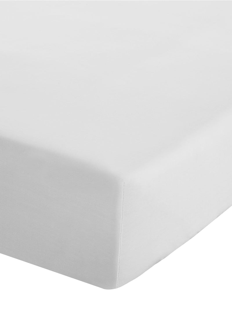 Catherine Lansfield white easy care percale extra deep fitted sheet - British product