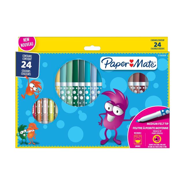 Papermate Colouring Felts   24 per pack GOODS M&S   