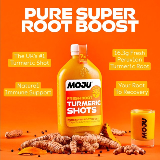 MOJU Turmeric Vitality Dosing Bottle 7x Shots   420ml GOODS M&S   