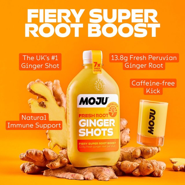 MOJU Ginger Vitality Dosing Bottle 7x Shots   420ml GOODS M&S   