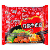 Unif 100 artificial roast beef instant noodles, UK version