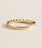 Jennifer Meyer Ring Gelbgold Diamant 3 Krappen, importiert aus Großbritannien