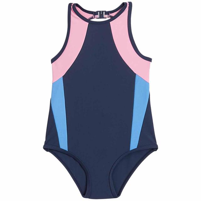 M&S Sports Swimsuit Navy 2-7 Y GOODS M&S   