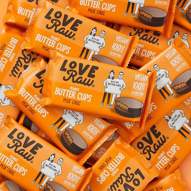 LoveRaw Milk Choc Peanut Butter Cups   34g