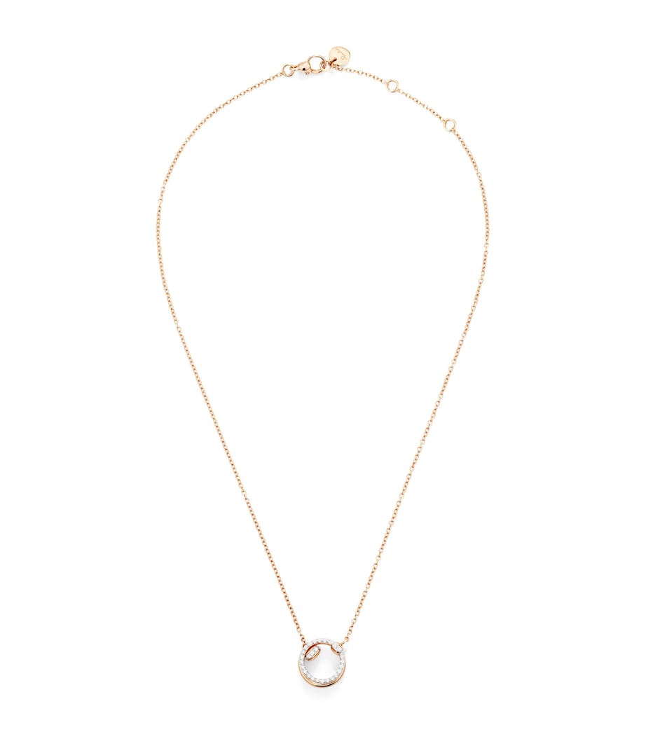 Pomellato Together necklace in rose gold and diamonds, imported from the UK