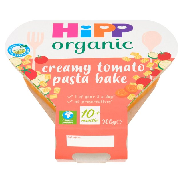 HiPP Organic Creamy Tomato Pasta Bake Toddler Tray Meal 10+ Months    200g GOODS M&S   