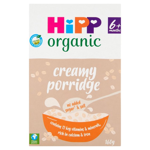 HiPP Organic Creamy Porridge Baby Cereal 6+ Months    160g GOODS M&S   