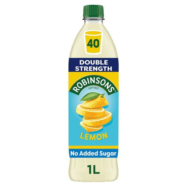 Robinsons Double Strength Lemon Squash   1L GOODS M&S   